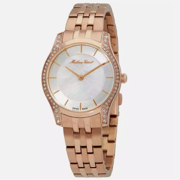 Mathey-Tissot Tacy Quartz White Dial Ladies Watch - Picture 1 of 3